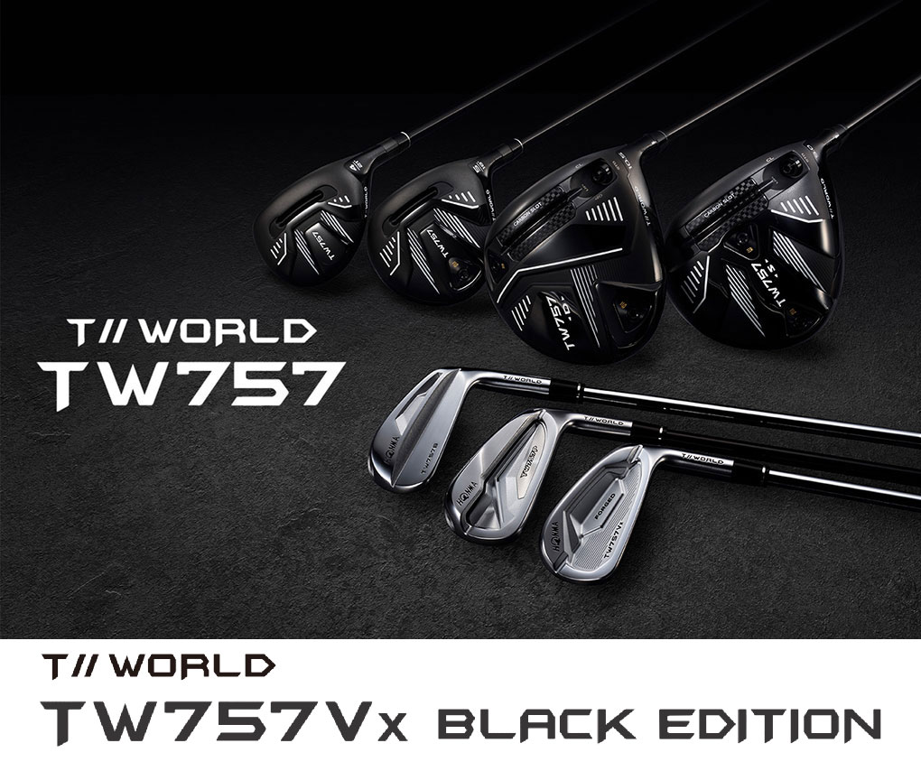 本間ゴルフ T//WORLD TW757 Vx BLACK EDITION アイアンセット 6本組(#5 