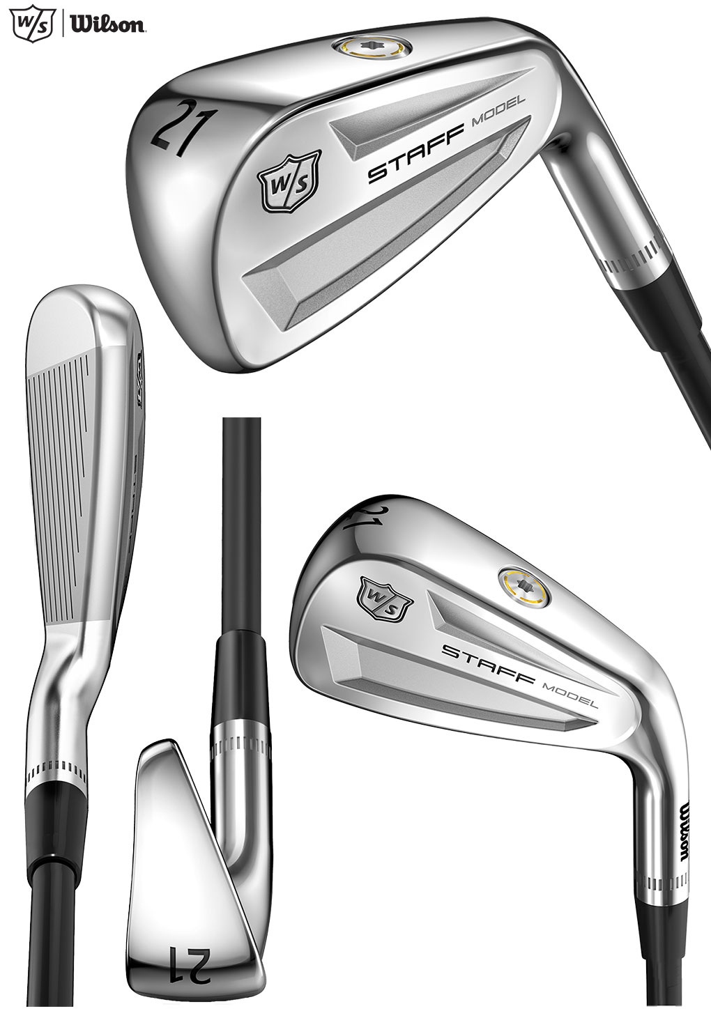 ウィルソンスタッフ ドライビングアイアン KBS HYBRID装着 WILSON STAFF MODEL DRIVING IRON  アイアン型ユーティリティ メンズ 右用 日本正規品【土日祝も発送】