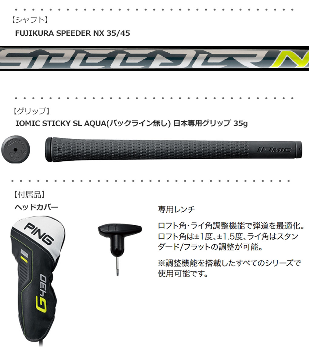 毎日発送】ピン G430 HL SFT ドライバー メンズ 右用 FUJIKURA SPEEDER