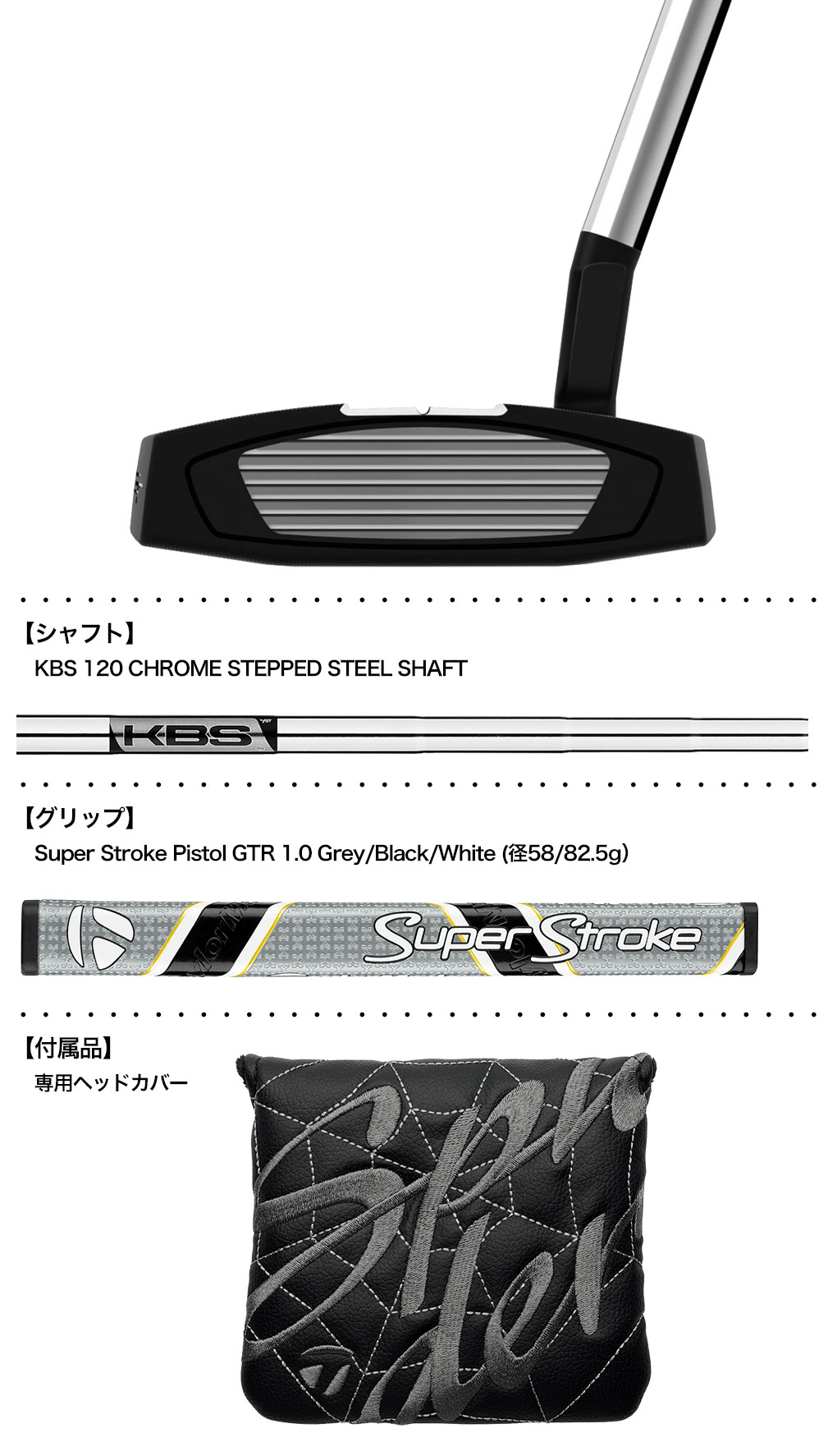 毎日発送】テーラーメイド スパイダーGT X ブラック スモールスラント