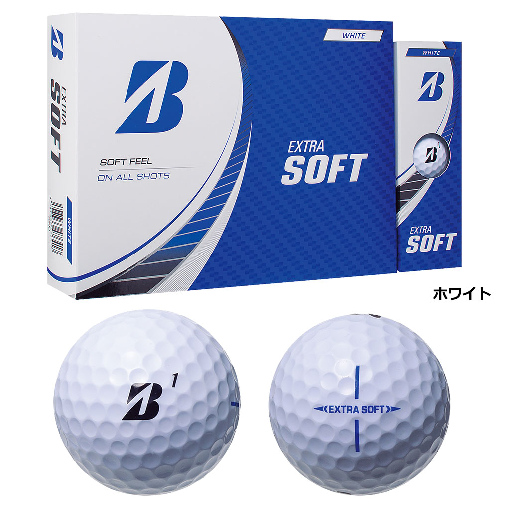 店舗良い ブリヂストンゴルフ EXTRA SOFT ゴルフボール 1ダース 全12球 BRIDGESTONE GOLF 2023年モデル 日本正規品 