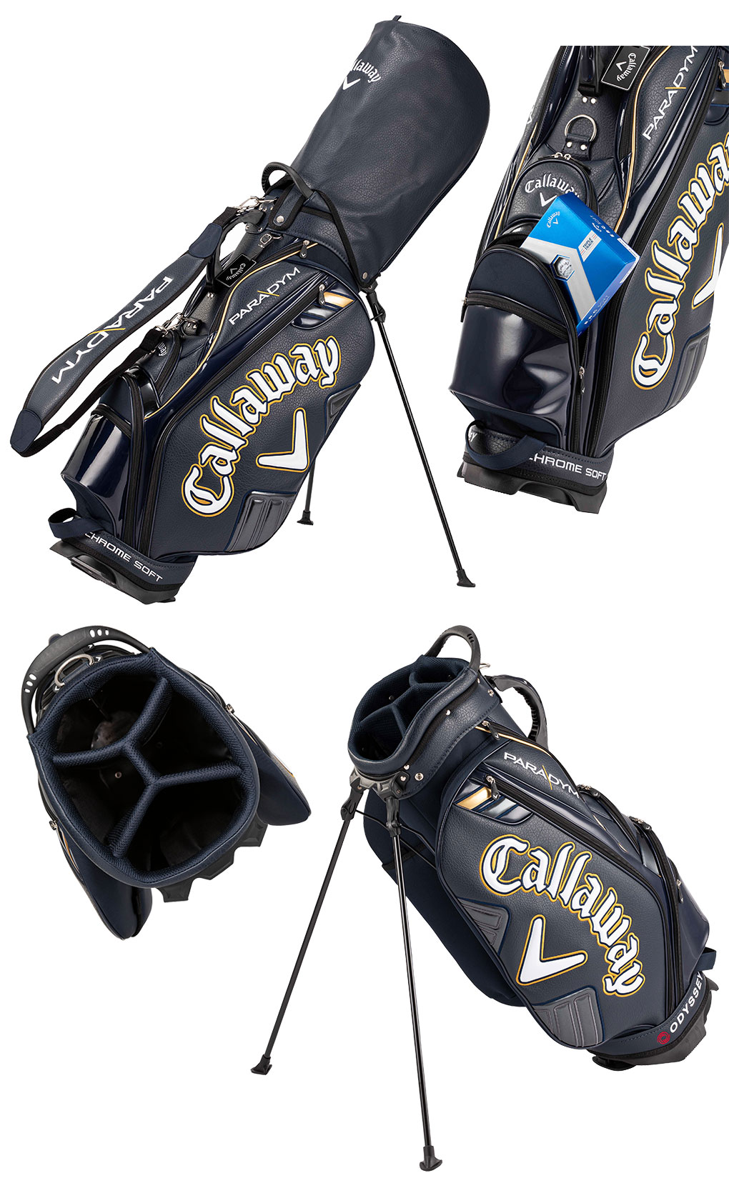 稀少品！Callaway TOUR キャロウェイツアーキャディバック カバー付属-