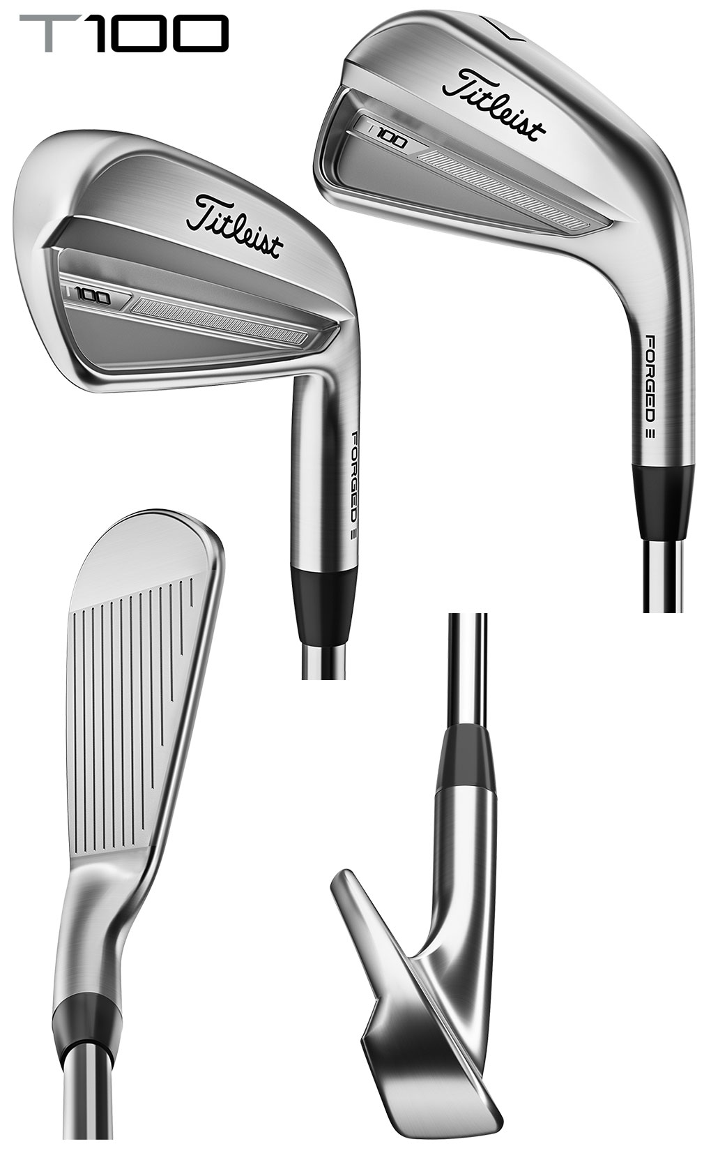 Titleist タイトリスト T100 アイアン 6本セット(＃5～＃9、P) 左用