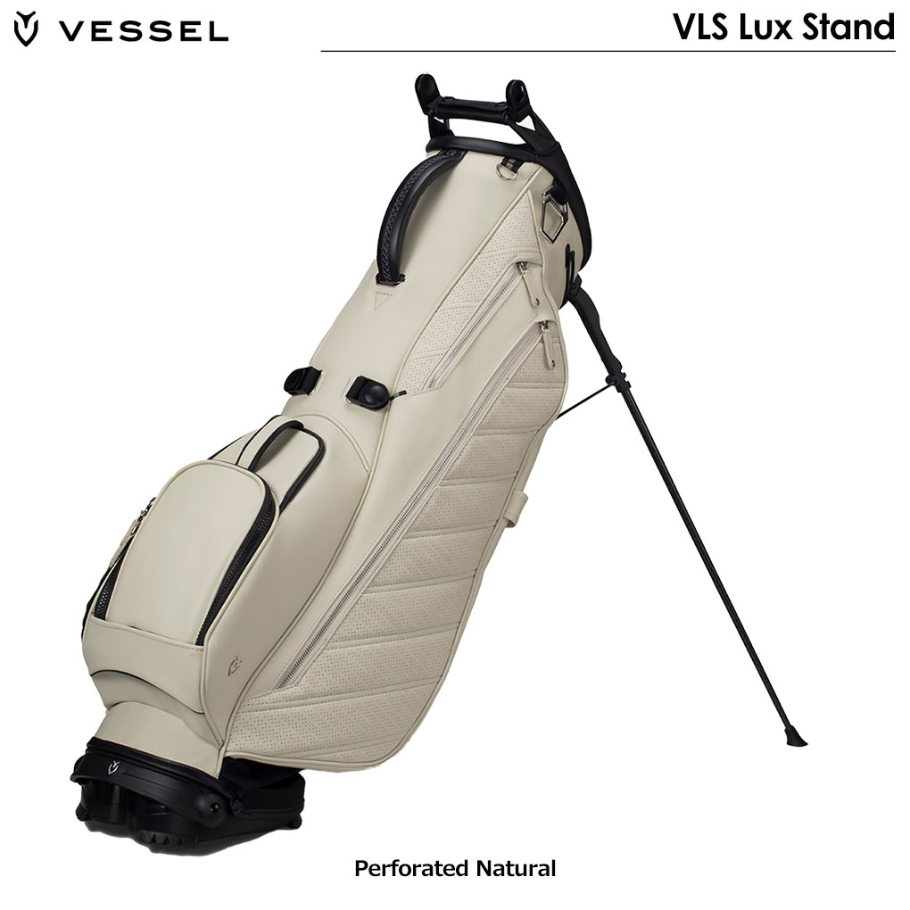 毎日発送】VESSEL VLS Lux Stand キャディバッグ ダブルショルダー