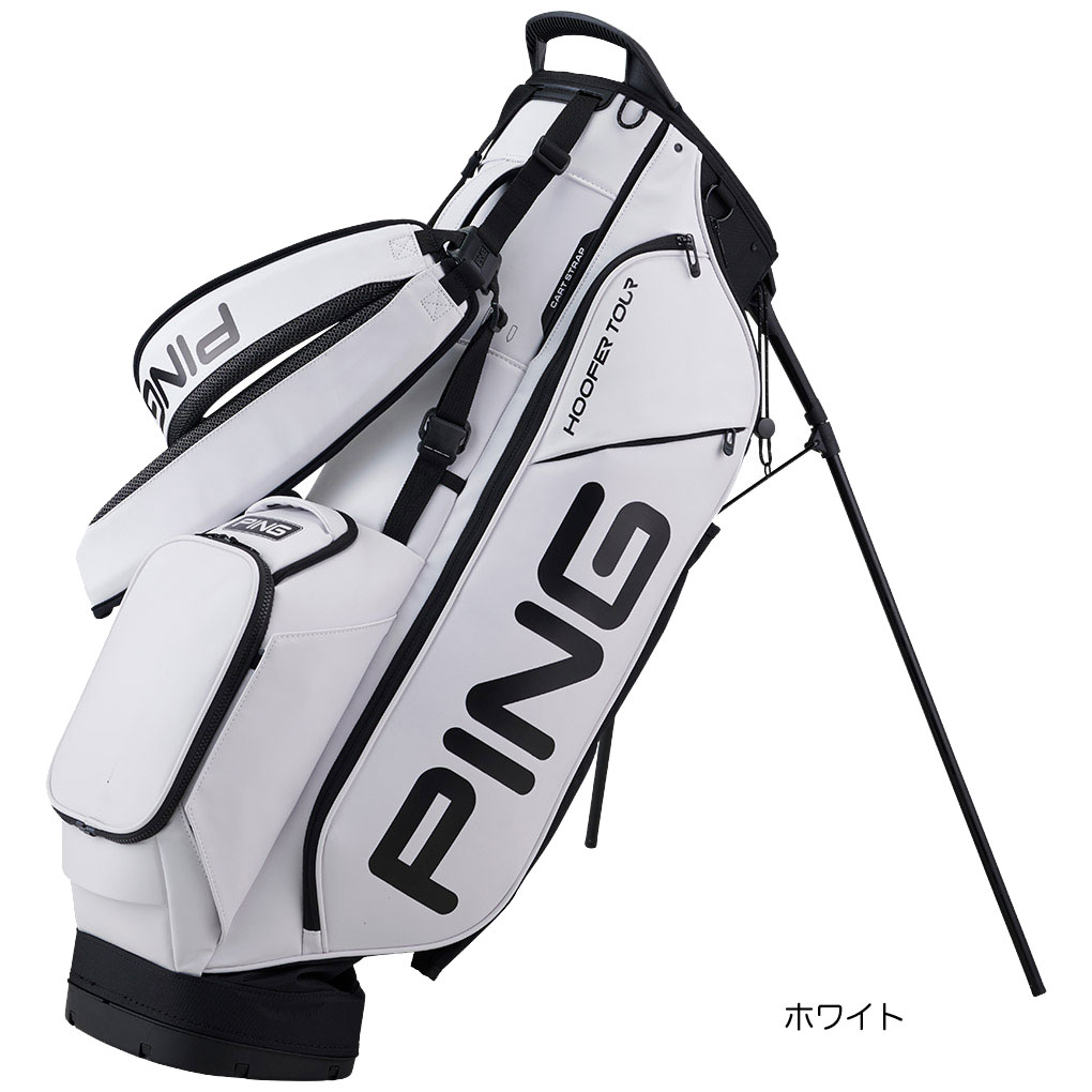 【10日〜発送】PING ピンスタンド式キャディバッグ フードカバーあり PING ピン キャディバッグ 244 フーファーツアー 9.5型 5分割