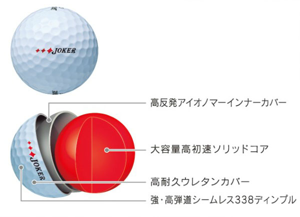 ブリヂストンゴルフ Bridgestone Joker ジョーカー ボール 1ダース 日本仕様 ジーパーズ公式オンラインショップ Jyper S