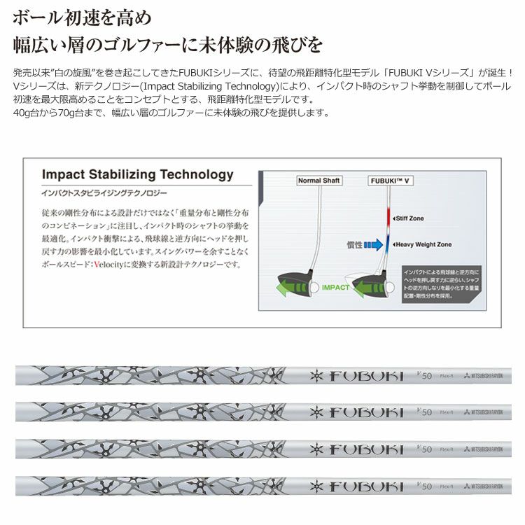 FUBUKIVシャフト