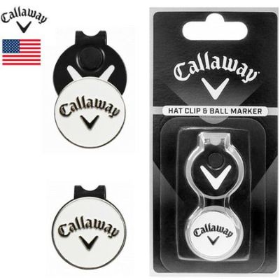 【毎日発送】キャロウェイ HAT CLIP & BALL MARKER 磁気ボールマーカー付きハットクリップ 0700215001312 練習器具 小物 USA直輸入品