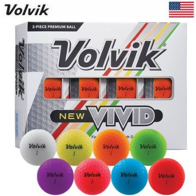 Volvik New Vivid マットカラーボール ボルビック ビビッド ヴィヴィッド 1ダース 12球 Usa直輸入品 光沢無し 艶消し ジーパーズ公式オンラインショップ Jyper S