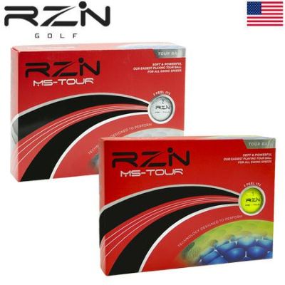 RZN GOLF ゴルフボール 3ピース MS-TOUR 1ダース (12個入り) レジンゴルフ