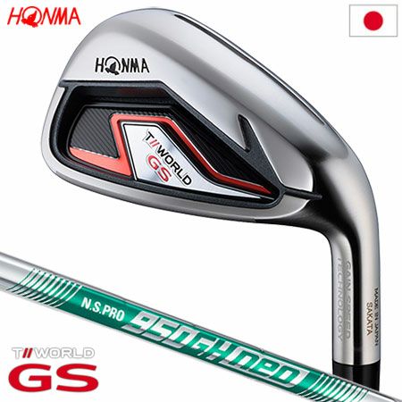 毎日発送】ホンマゴルフ T//WORLD GS IRON アイアン 5本組(6-10) N.S.