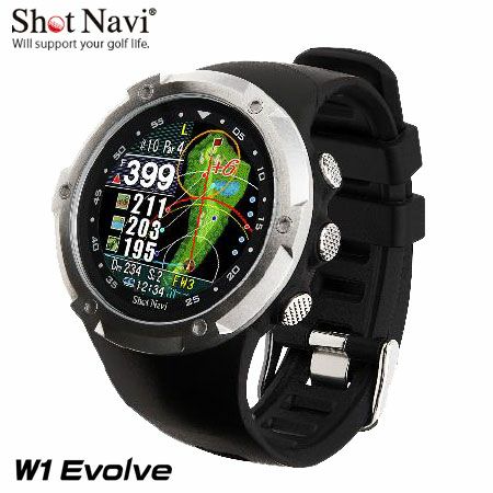 新品 ショットナビ 距離測定器 W1 Evolve 腕時計型 GPSナビ WH 