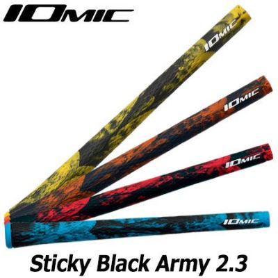 毎日発送】ゴルフ グリップ IOMIC Sticky Black Army 2.3 イオミック