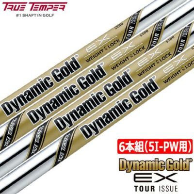 【毎日発送】【6本組】トゥルーテンパー ダイナミックゴールド EX ツアーイシュー スチールシャフト 6本セット (6本／5I-W)【TrueTemper】【DynamicGold】【TourIssue】【ゴルフ】【シャフト】