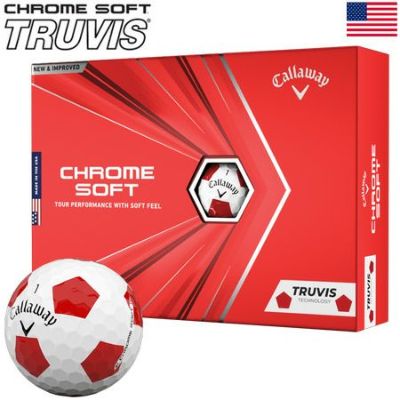 キャロウェイ Chrome Soft Truvis クロムソフト トゥルービス ホワイト レッド ゴルフボール 1ダース Usa直輸入品 年モデル Usパッケージ ジーパーズ公式オンラインショップ Jyper S