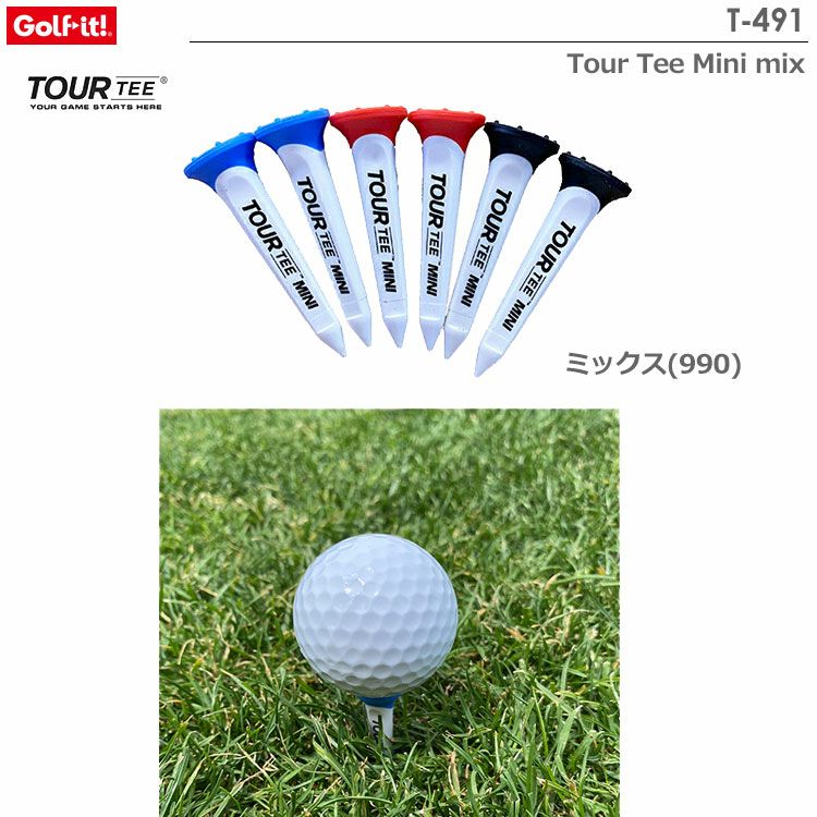 ゴルフ ティ Tour Tee Mini ミックス T-491-990 ラウンド用品・小物 | east-wind.jp
