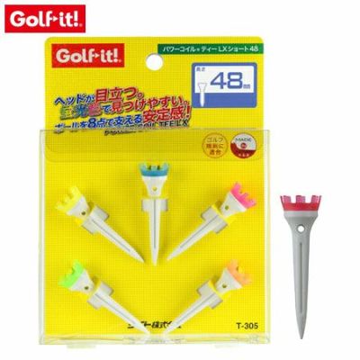 【毎日発送】ライト パワーコイルティー LX T-305 ショート 高さ 48ｍｍ LITE GOLF 日本正規品