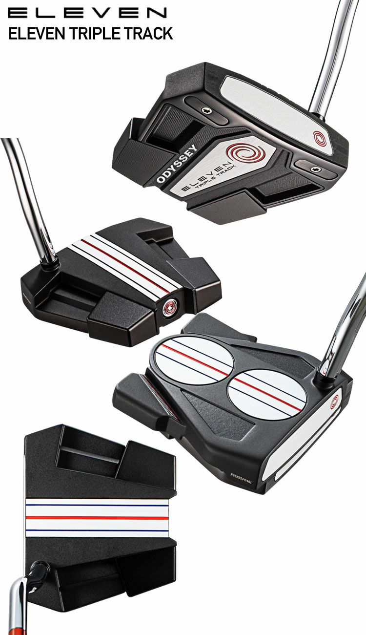 毎日発送】オデッセイ ELEVEN TRIPLE TRACK パター メンズ 右用 ダブル