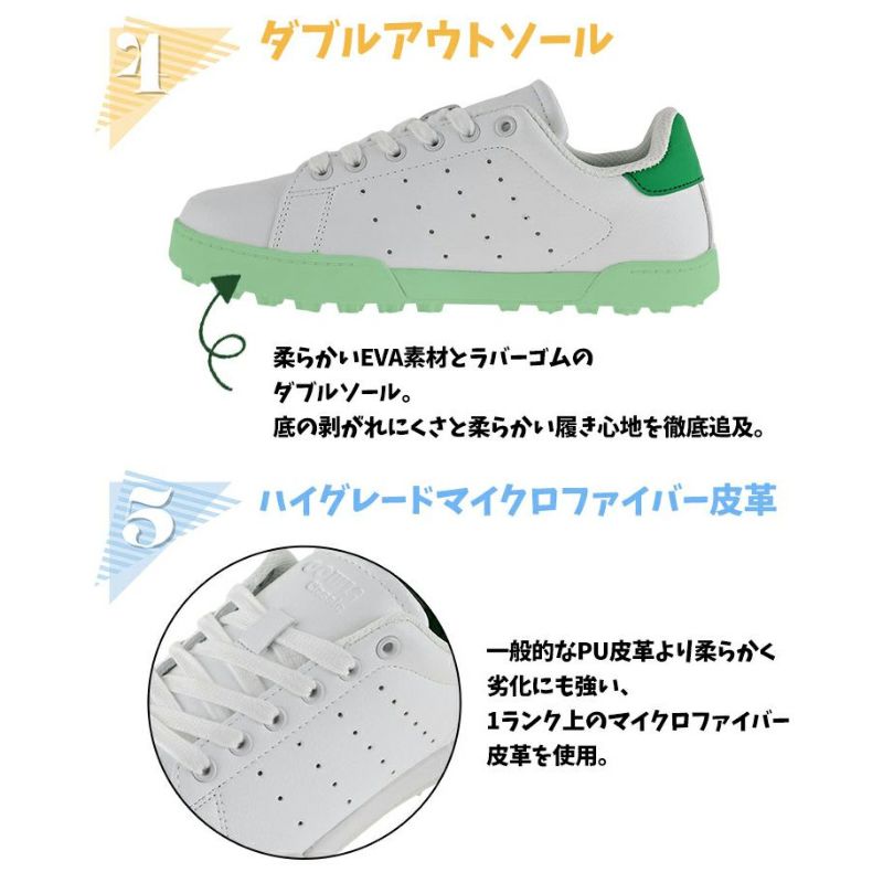 毎日発送】ゴルフシューズ レディース OOWLS 2022 クラシック スパイク