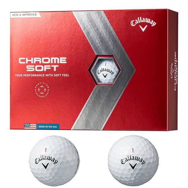 キャロウェイ ゴルフボール CHROME SOFT 1ダース(12球入) 日本正規品 CALLAWAY 2022年モデル |  ジーパーズ公式オンラインショップ（JYPER'S）