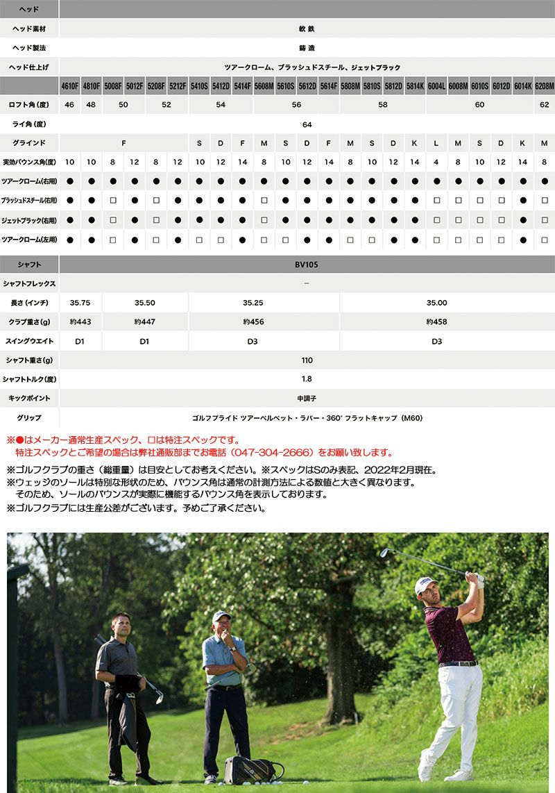 毎日発送】タイトリスト VOKEY SM9 ウェッジ （46～56度） メンズ 右用