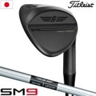 タイトリストVOKEYSM9ウェッジメンズ右用ジェットブラック仕上げ（ノンメッキ）ダイナミックゴールド日本正規品2022年3月発売