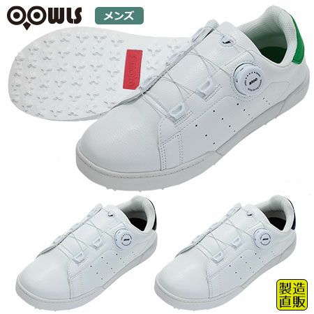 ゴルフシューズ メンズ Oowls 本格ダイヤル式 スパイクレスシューズ クラシック Jyprf21dsn スパイクレス シューズ ジーパーズ スニーカータイプ Golf 防水 靴 グッズ おしゃれ スパイクレスゴルフシューズ 普段履き ゴルフの靴 土日祝も発送 ジーパーズ公式