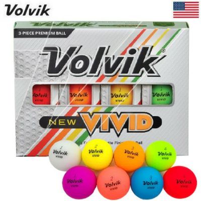 毎日発送】Volvik 2022 NEW VIVID マットカラーボール ボルビック