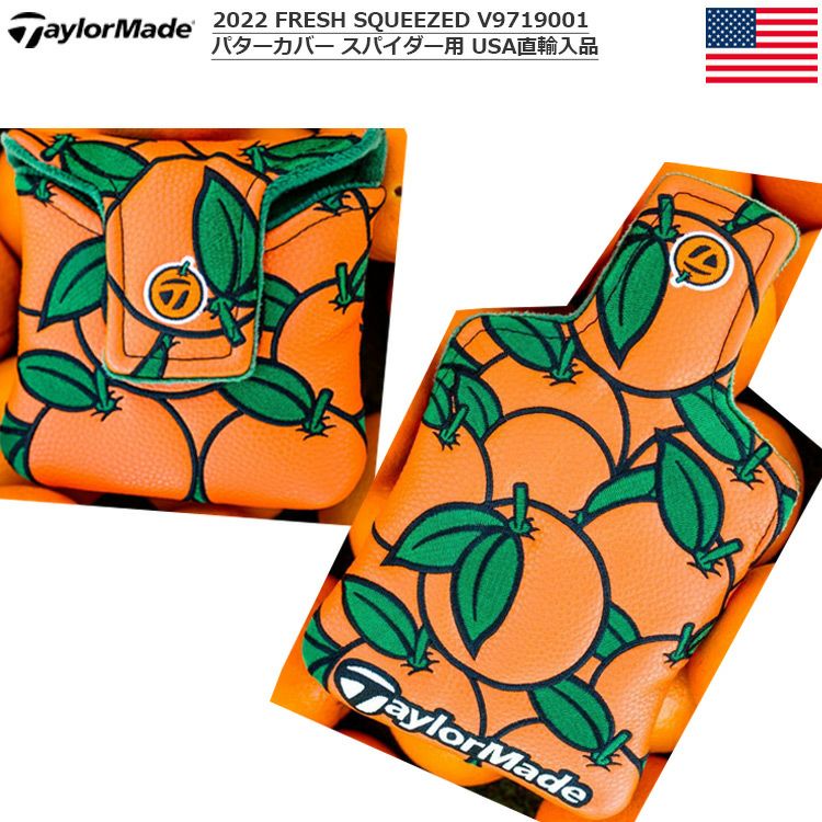 限定TaylorMade パター用ヘッドカバー 肌寒く コミックデザイン スパイダー