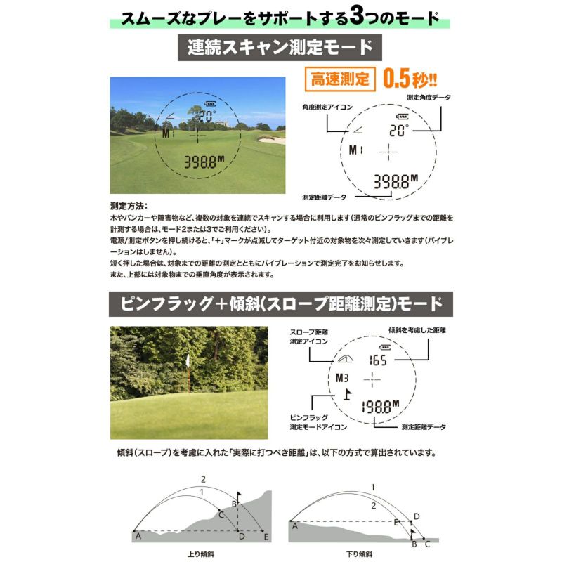 毎日発送】レンジファインダー レーザー距離器 軽量 コンパクト