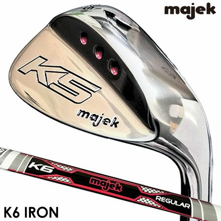 毎日発送】MAJEK K6 IRON SET アイアンセット 6本組(#5-9,PW) メンズ