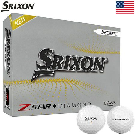 スリクソン 2022 Z-STAR ◆ DIAMOND ゴルフボール ウレタンカバー 3ピース Zスター ダイヤモンド GOLF BALLS  USA直輸入品 | ジーパーズ公式オンラインショップ（JYPER’S）