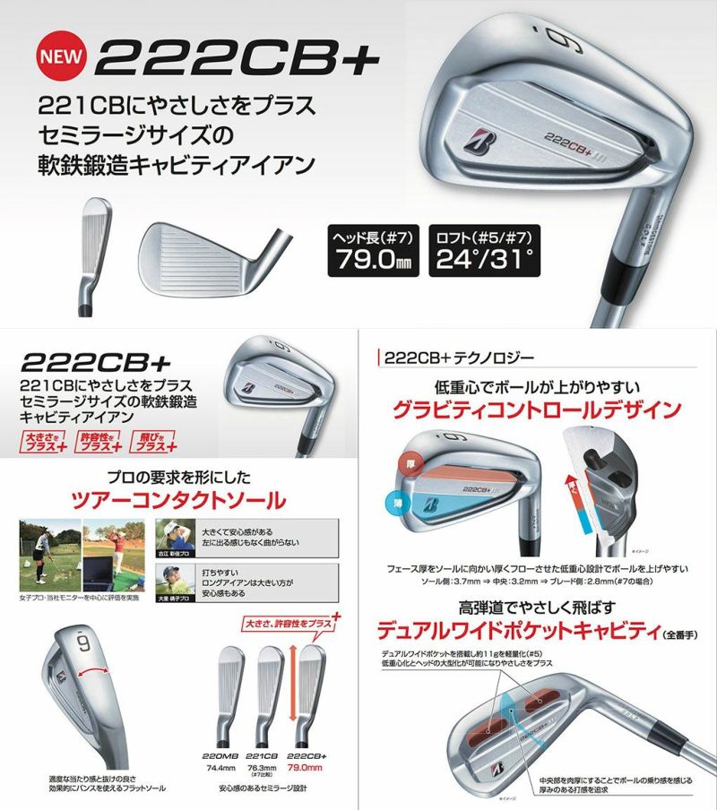 福袋 ブリヂストン 2022 Ｂシリーズ 222CB NSプロ 950GH ネオ アイアンセット 6本 右用 notimundo.com.ec