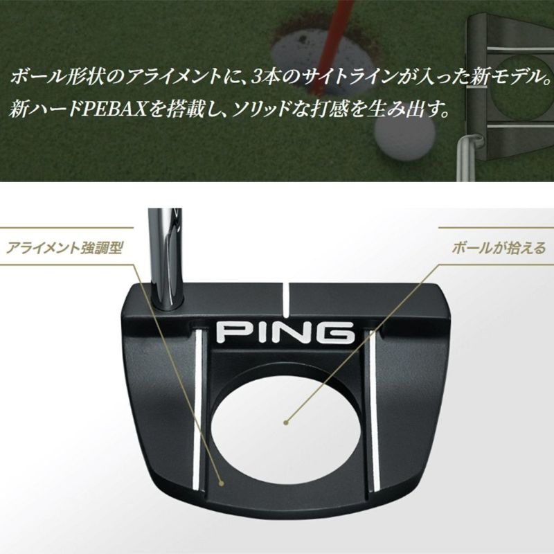 毎日発送】ピン 2023 TYNE G タインG パター メンズ 右用 PING 日本