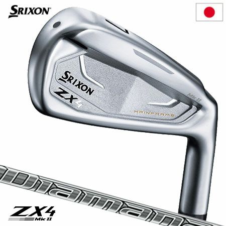 毎日発送】スリクソン ZX4 Mk II アイアン 6本組(#5-9,PW) メンズ 右用 