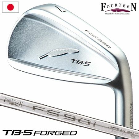 フォーティーン_TB-5FORGED_アイアンセット5本組_スチールシャフト