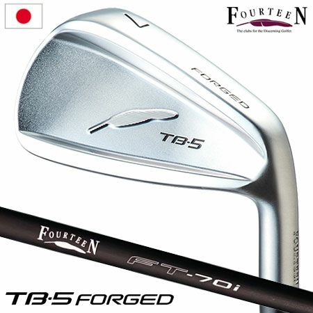 フォーティーン_TB-5FORGED_アイアンセット5本組_スチールシャフト