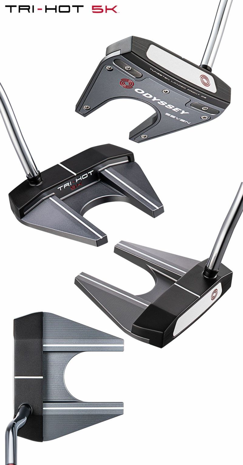 ODYSSEY SEVEN パター 34インチ TRI-HOT#7 レフティ新品 毎日発送】【レフティ】オデッセイ TRI-HOT 5K SEVEN パター