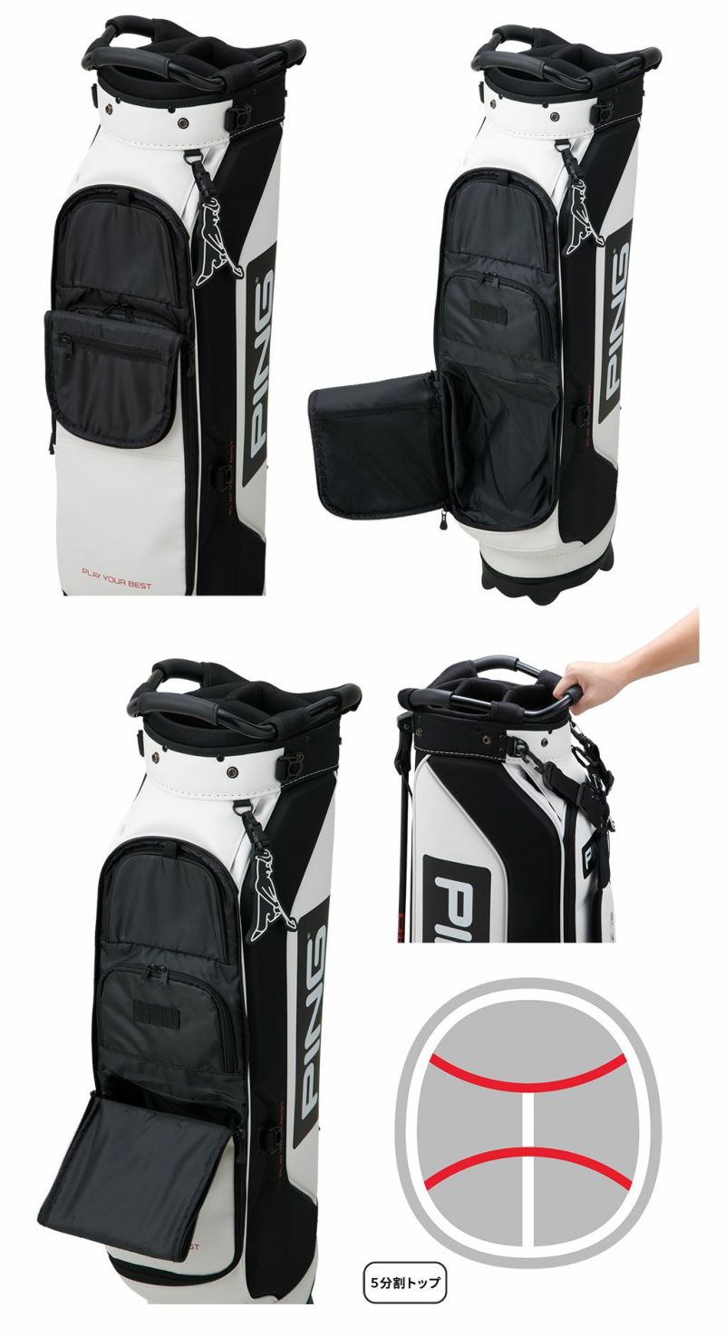 ピン PING キャディバッグ CB-P2303 ワンポケット スタンド 9型 47