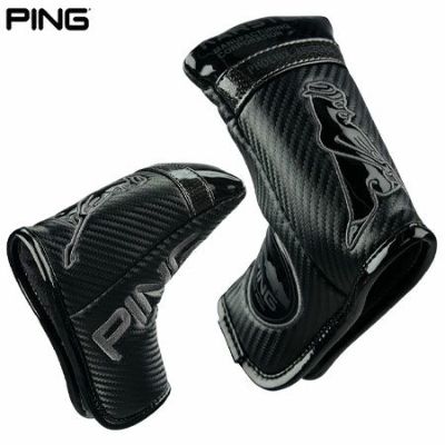 ピン PING HC-B2301 MR. ブラックアウト パターカバー 2023年モデル 日本正規品 日本モデル ゴルフ ヘッドカバー