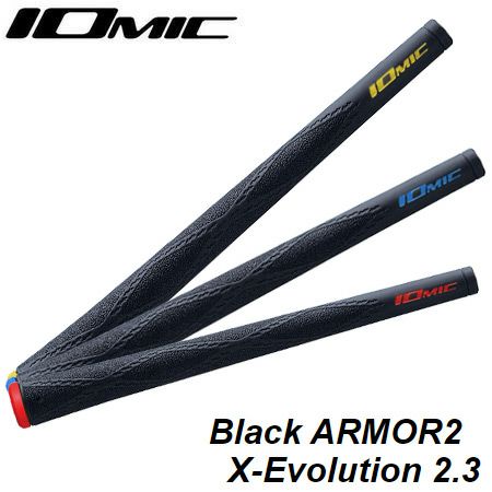 イオミック Black ARMOR2 X-Evolution 2.3 ウッド＆アイアン用グリップ ...