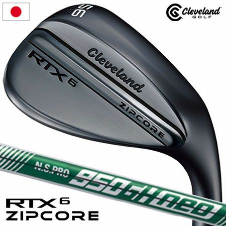 毎日発送】クリーブランド RTX 6 ZIPCORE ブラックサテン ウエッジ 