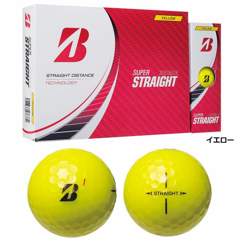 毎日発送】ブリヂストンゴルフ SUPER STRAIGHT ゴルフボール 1ダース（全12球）BRIDGESTONE GOLF 2023年モデル  日本正規品 | ジーパーズ公式オンラインショップ（JYPER'S）