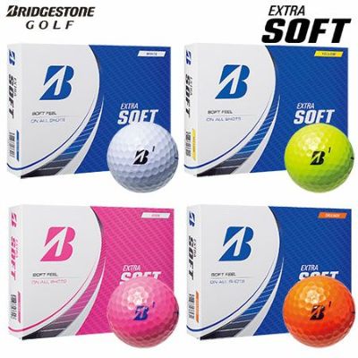 【毎日発送】ブリヂストンゴルフ EXTRA SOFT ゴルフボール 1ダース（全12球）BRIDGESTONE GOLF 2023年モデル 日本正規品