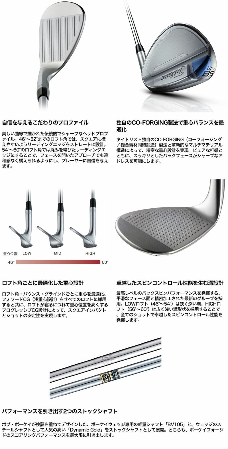 タイトリストVOKEYFORGEDウェッジ