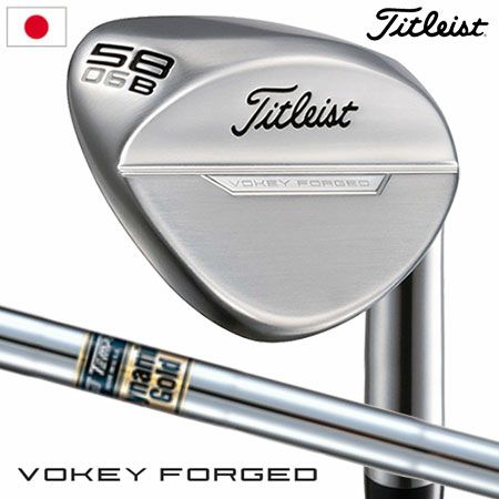 Titleist タイトリスト Vokey Vokey FORGED(2017) BK ウェッジ Dynamic Gold 【56-14】 シャフト：Dynamic Gold