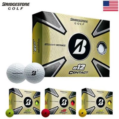 毎日発送】BRIDGESTONE GOLF 2023 e12 CONTACT ゴルフボール 1ダース