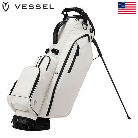 VESSEL Player IV Stand スタンドバッグ キャディバッグ 8.5型 ホワイト ベゼル 2023年モデル  USA直輸入品【土日祝も発送】 | ジーパーズ公式オンラインショップ（JYPER’S）