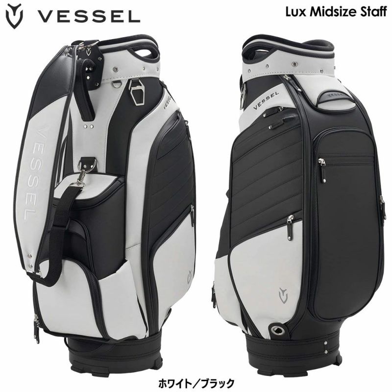 毎日発送】VESSEL Lux Midsize Staff キャディバッグ 6分割トップ