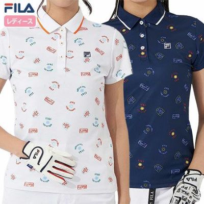【毎日発送】フィラ POP柄半袖シャツ 743610 FILA GOLF 2023春夏モデル 日本正規品